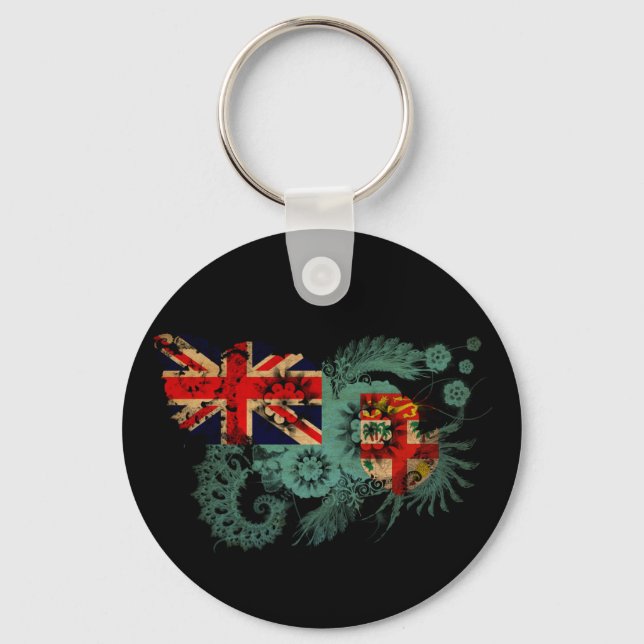 Porte-clés Drapeau Fidji (Recto)