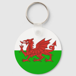 Porte-clés drapeau gallois les anglais de dragon de pays du