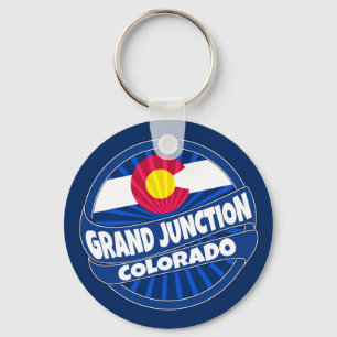 Porte-clés Drapeau Grand Junction Colorado porte - clé