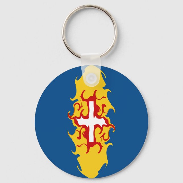 Porte-clés Drapeau gris de Madeira (Recto)