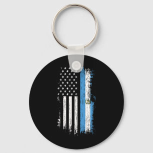 Porte-clés Drapeau guatémaltèque américain - Fierté Guatemala