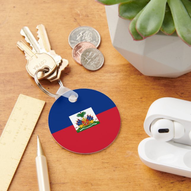 Porte-clés Drapeau Haïti (Bureau)