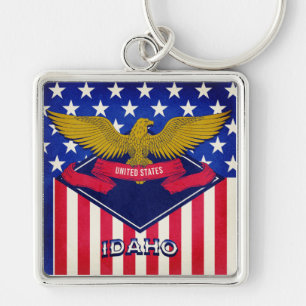 Porte-clés Drapeau Idaho USA