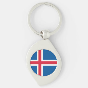 Porte-clés Drapeau Islande