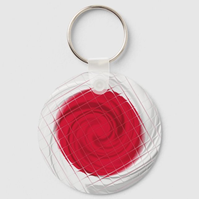 Porte-clés Drapeau japonais (Recto)