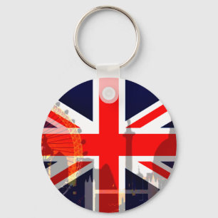Porte-clés Drapeau Londres-Royaume-Uni_