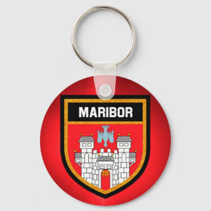 Porte-clés Drapeau Maribor