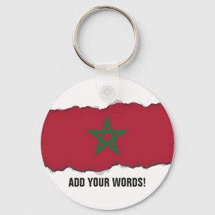 Porte-clés Drapeau Maroc