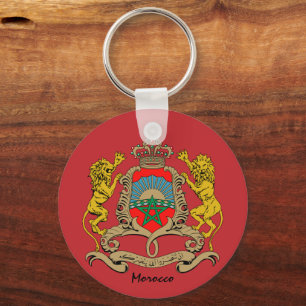 Porte-clés Drapeau marocain & vacances Maroc, patriotes / spo