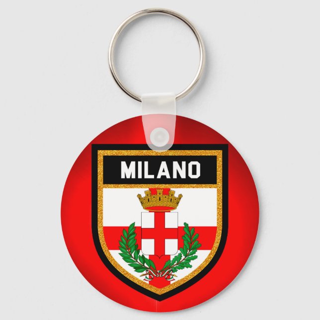 Porte-clés Drapeau Milano (Recto)