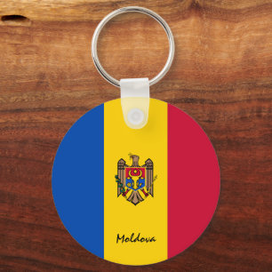 Porte-clés Drapeau moldave & vacances Moldavie, patriotes / s