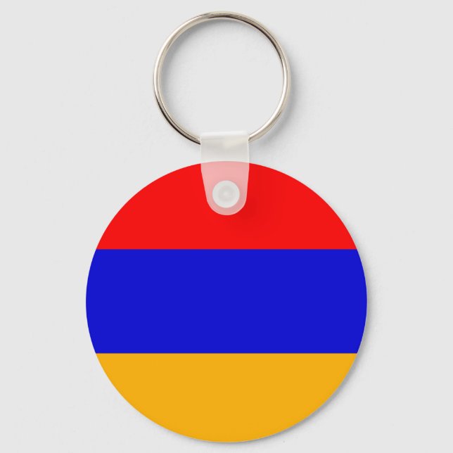 Porte-clés Drapeau national d'Arménie (Recto)