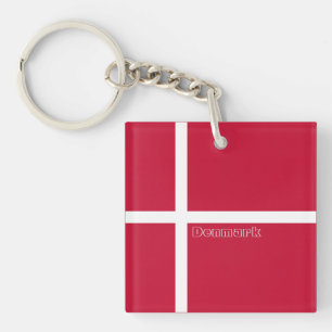Porte-clés Drapeau national du Danemark