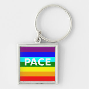 Porte-clés Drapeau Pace(Peace) italien
