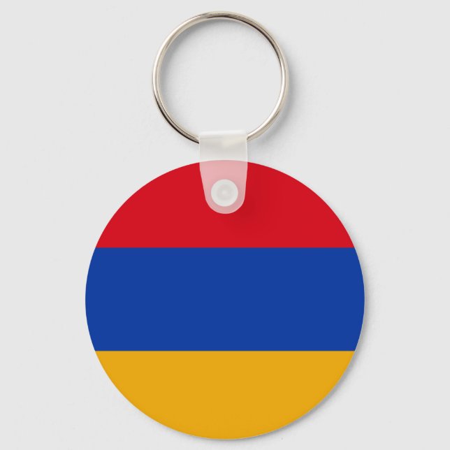 Porte-clés Drapeau patriotique arménien (Recto)