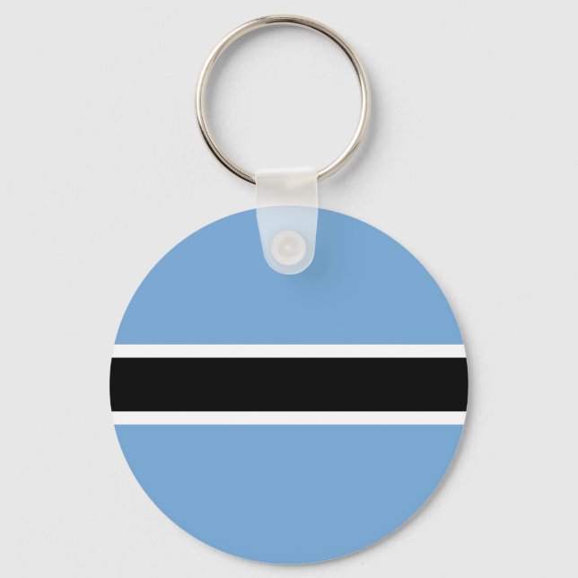 Porte-clés Drapeau patriotique du Botswana (Recto)