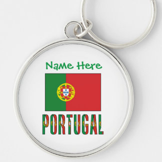 Porte-clés Drapeau personnalisé du Portugal Patrimoine 