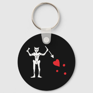 Porte-clés Drapeau pirate de Barbe Noire