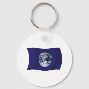 Porte-clés Drapeau Planète Terre