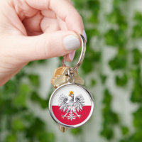 Drapeau polonais & Aigle, vacances en Pologne, voy