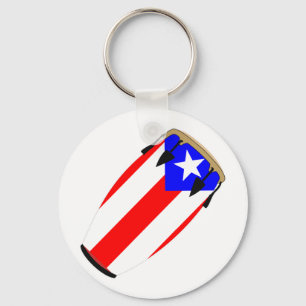 Porte-clés Drapeau Porto Rico de Conga