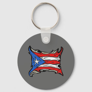 Porte-clés Drapeau Porto Rico de Reggaeton