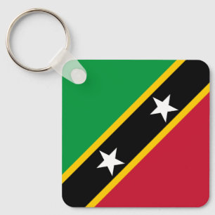 Porte-clés Drapeau Saint-Kitts-et-Nevis