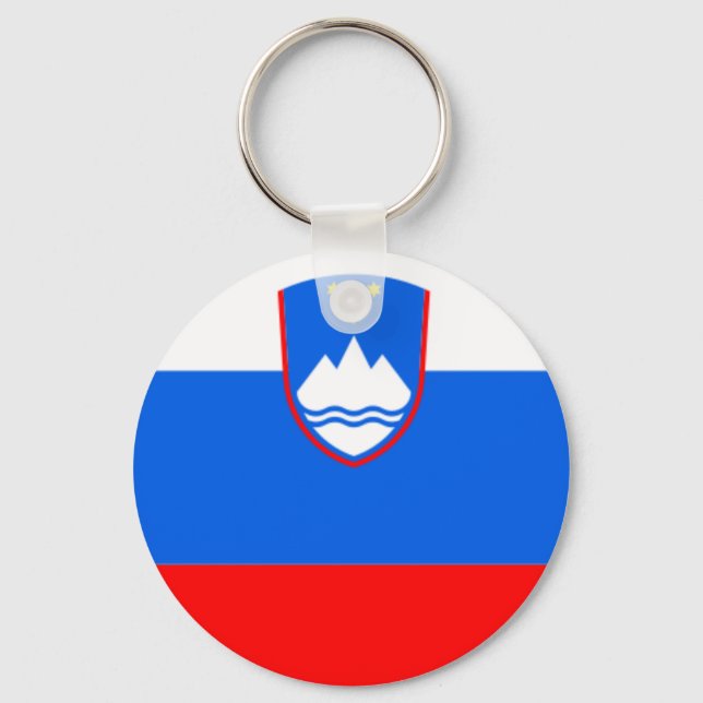 Porte-clés drapeau slovenia (Recto)