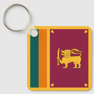 Porte-clés Drapeau Sri Lanka