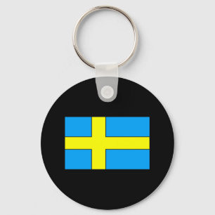 Porte-clés Drapeau Suède T-shirts et cadeaux