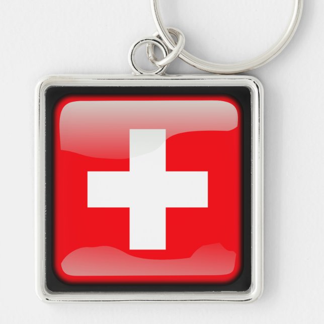 Porte-clés Drapeau suisse (Devant)