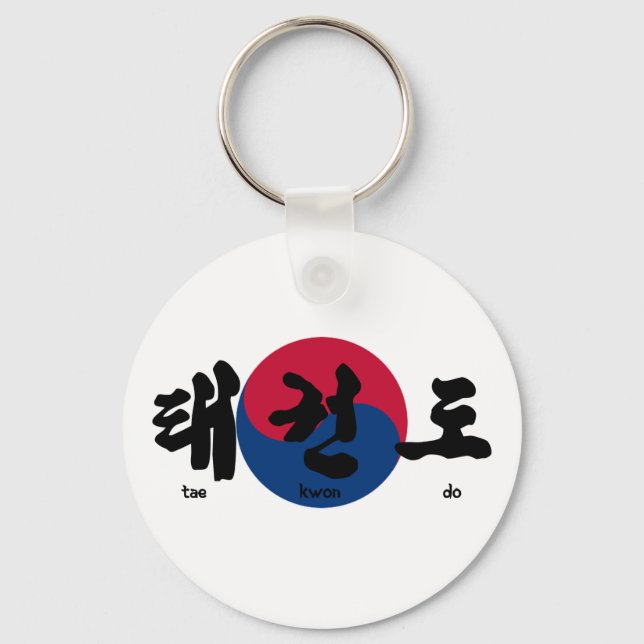 Porte-clés Drapeau Tae Kwon Do (Recto)