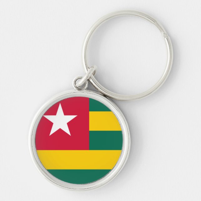 Porte-clés Drapeau Togo (Devant)