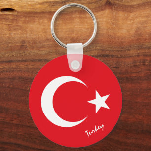 Porte-clés Drapeau turc & vacances en Turquie, patriotes / sp
