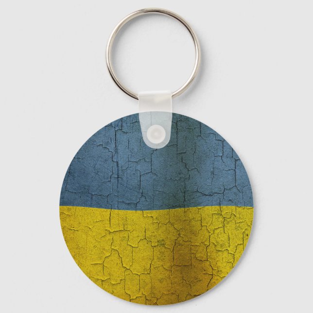 Porte-clés Drapeau ukrainien (Recto)