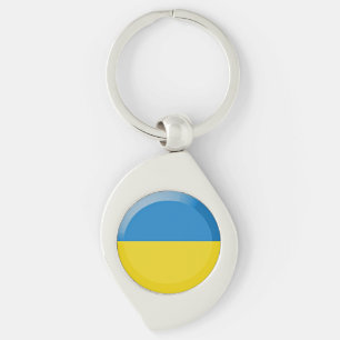 Porte-clés Drapeau ukrainien