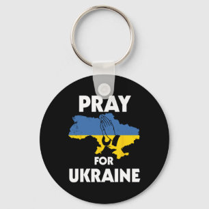 Porte-clés Drapeau Ukrainien National Ukraine Ukrajina Cool D