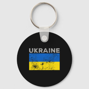 Porte-clés Drapeau ukrainien vintage ukrainien Fierté 11