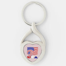 Drapeau USA Ballon de Football Fond Rose