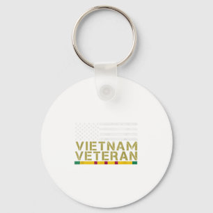 Porte-clés Drapeau Usa Vietnam Vétérinaire - Vieux Homme Viêt