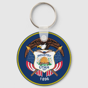 Porte-clés Drapeau Utah