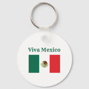 Porte-clés Drapeau Viva Mexico