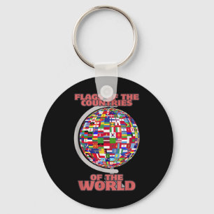 Porte-clés Drapeaux Des Pays Du Monde International