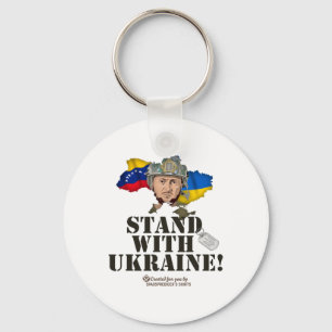 Porte-clés Drapeaux Ukraine Venezuela Zelensky Soutenez l'Ukr