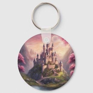 Porte-clés Dreamy Imaginaire Castle Artwork