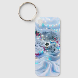 Porte-clés Dreamy Winter Wonderland Lumières