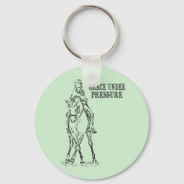PORTE-CLÉS DRESSAGE HORSE & RIDER - GRACE SOUS PRESSION