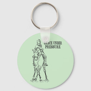 PORTE-CLÉS DRESSAGE HORSE & RIDER - GRACE SOUS PRESSION