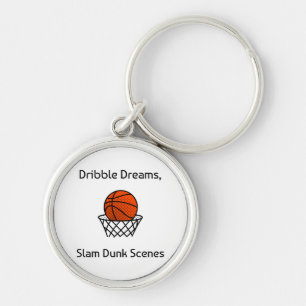 Porte-clés Dribble Dreams, Scènes de Dunk Slam Basketball