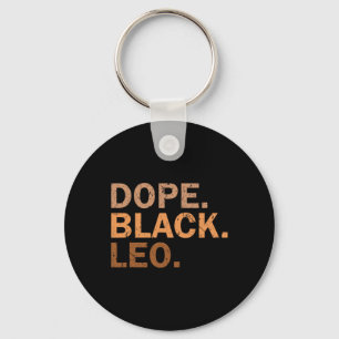 Porte-clés Drogue Black Leo Melanin African Zodiac Leo